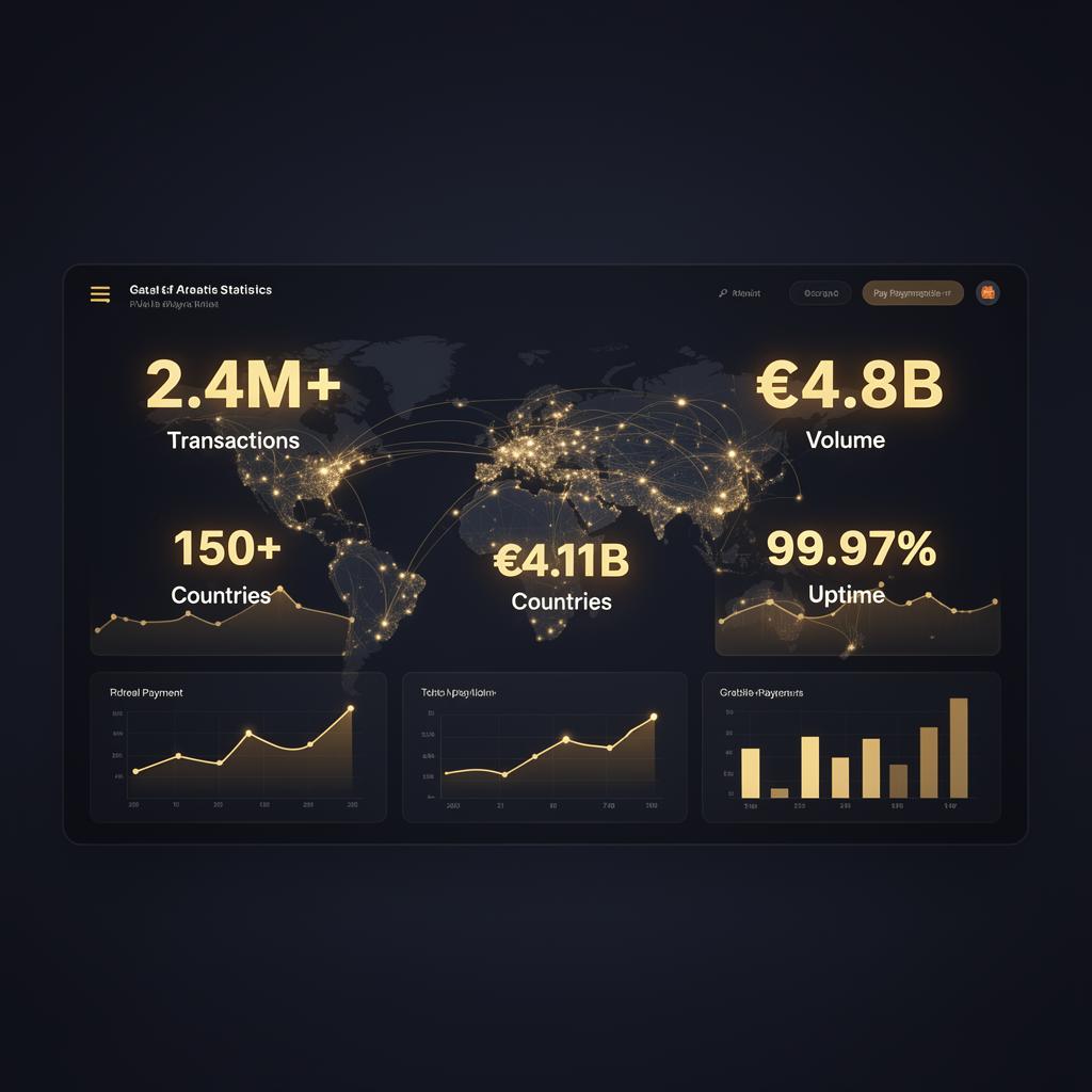 Lexpay global payment statistics dashboard